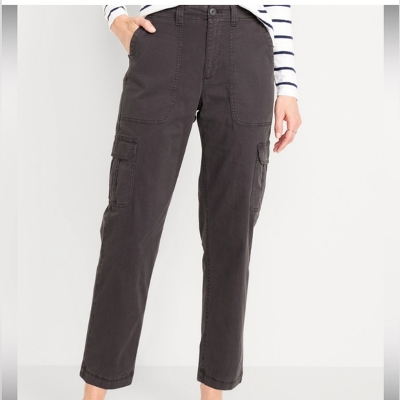 NWT 2X OLD NAVY High Waisted OGC Chino Cargo Pants - Picture 1 of 6